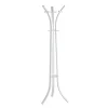 Porte manteau avec 9 crochets acier laqué blanc