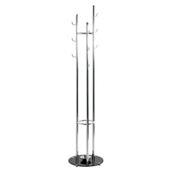 Porte manteau design noir et chrome