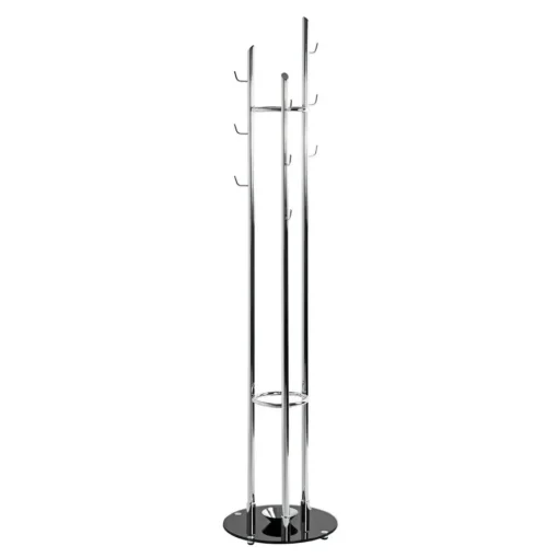 Porte manteau design noir et chrome