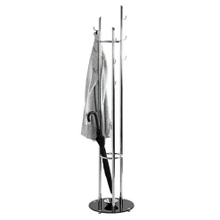 Porte manteau design noir et chrome