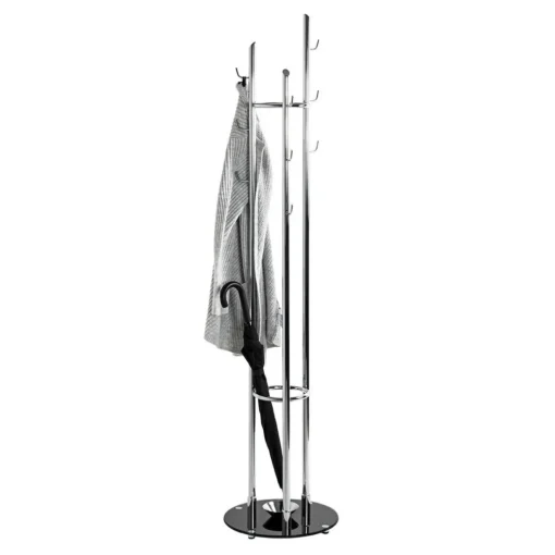 Porte manteau design noir et chrome