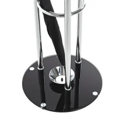 Porte manteau design noir et chrome