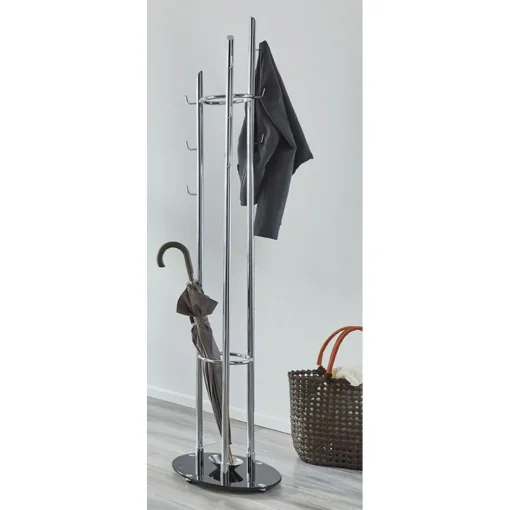 Porte manteau design noir et chrome