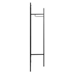 Porte manteau métal cintre laqué noir