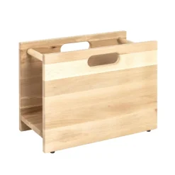 Porte revues en Bois massif hêtre vaporisé Beige