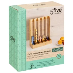Porte-capsules en bambou