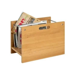 Portes revues marron en bois et métal