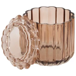 Pot à coton Florea ambre