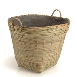 Pot de fleur ovale grand modèle en bambou naturel HECTOR