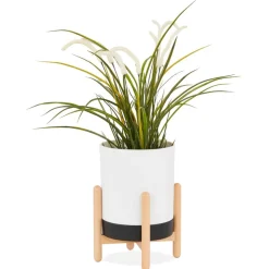 Pot de fleurs intérieur 'MARGERIT' blanc design