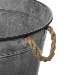 Pot en Zinc D 48 H 38 cm