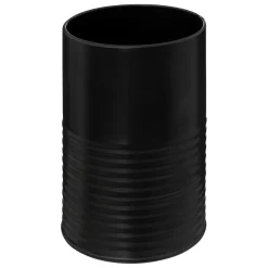 Pot métal noir à ustensiles avec 7 accessoires