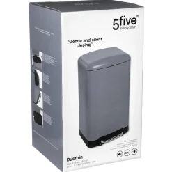 Poubelle à pédale métal 30L