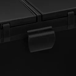 POUBELLE DE TRI 30L+30L NOIR ARIANE