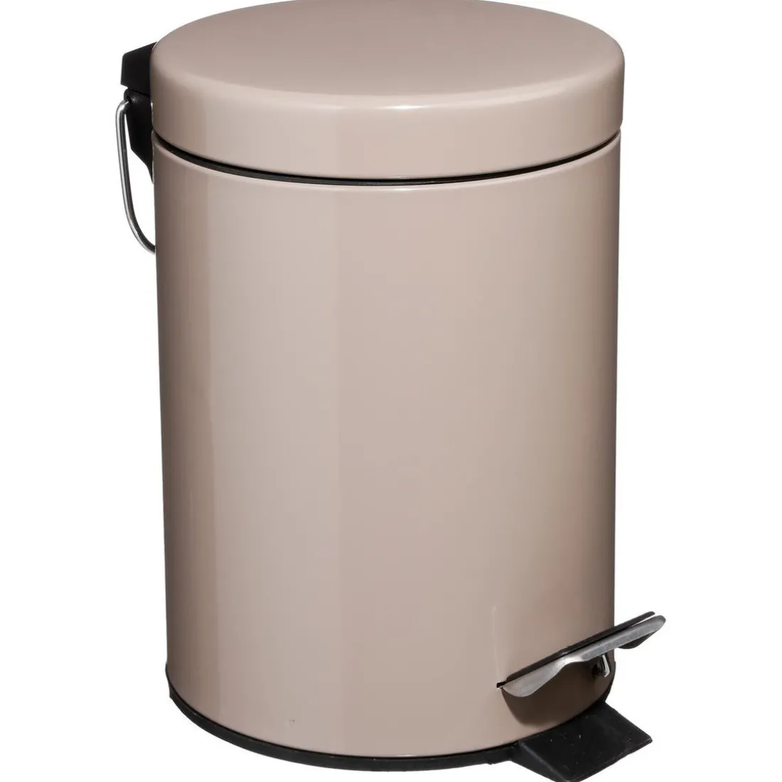 Poubelle en Métal Taupe 3L