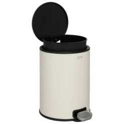 Poubelle métallique 6L argile Delta