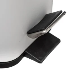 Poubelle rectangulaire 5l blanc Mat