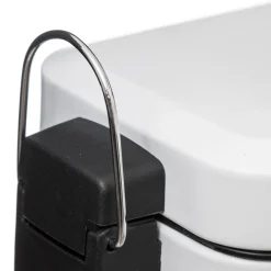 Poubelle rectangulaire 5l blanc Mat