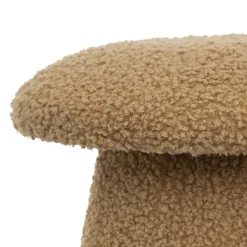 Pouf bouclette enfant Zopi marron