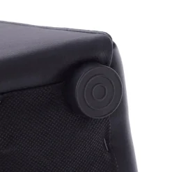 Pouf 'CUBE' de salon en matière synthétique noire