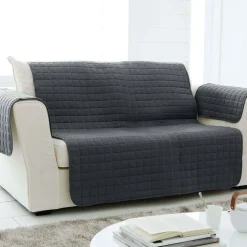 Protège-fauteuil matelassé - Gris