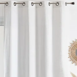 Px etamine unie 140x260 COTOLINO - blanc