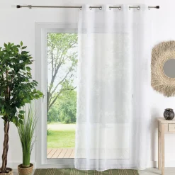 Px voilage en etamine ASTORIA - blanc