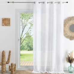 Px voilage en etamine SPIRIT - blanc