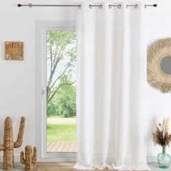 Px voilage en etamine 140x260 SPIRIT - ivoire