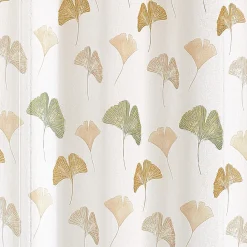 Px voilage etamine imprime 140x240 BILOBA - kaki