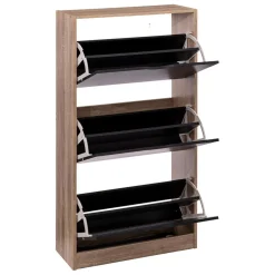 Range Chaussures 3 Tirois Noir+Naturelle