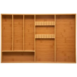 Range Couvercle + Couteaux + Ustensile Bambou