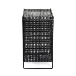 Range-Bouteilles Métal Noir