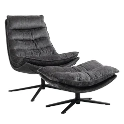 Repose-pieds gris foncé Brava