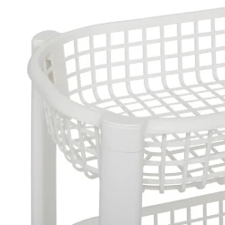 Resserre paniers 4 niveaux blanc