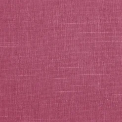 Rideau à oeillets unis occultants thermiques aspect chambray - Rose