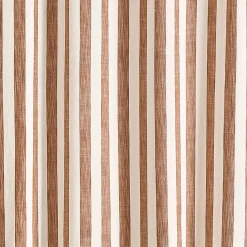 Rideau ameublement coton flamme 140x260 - terracotta