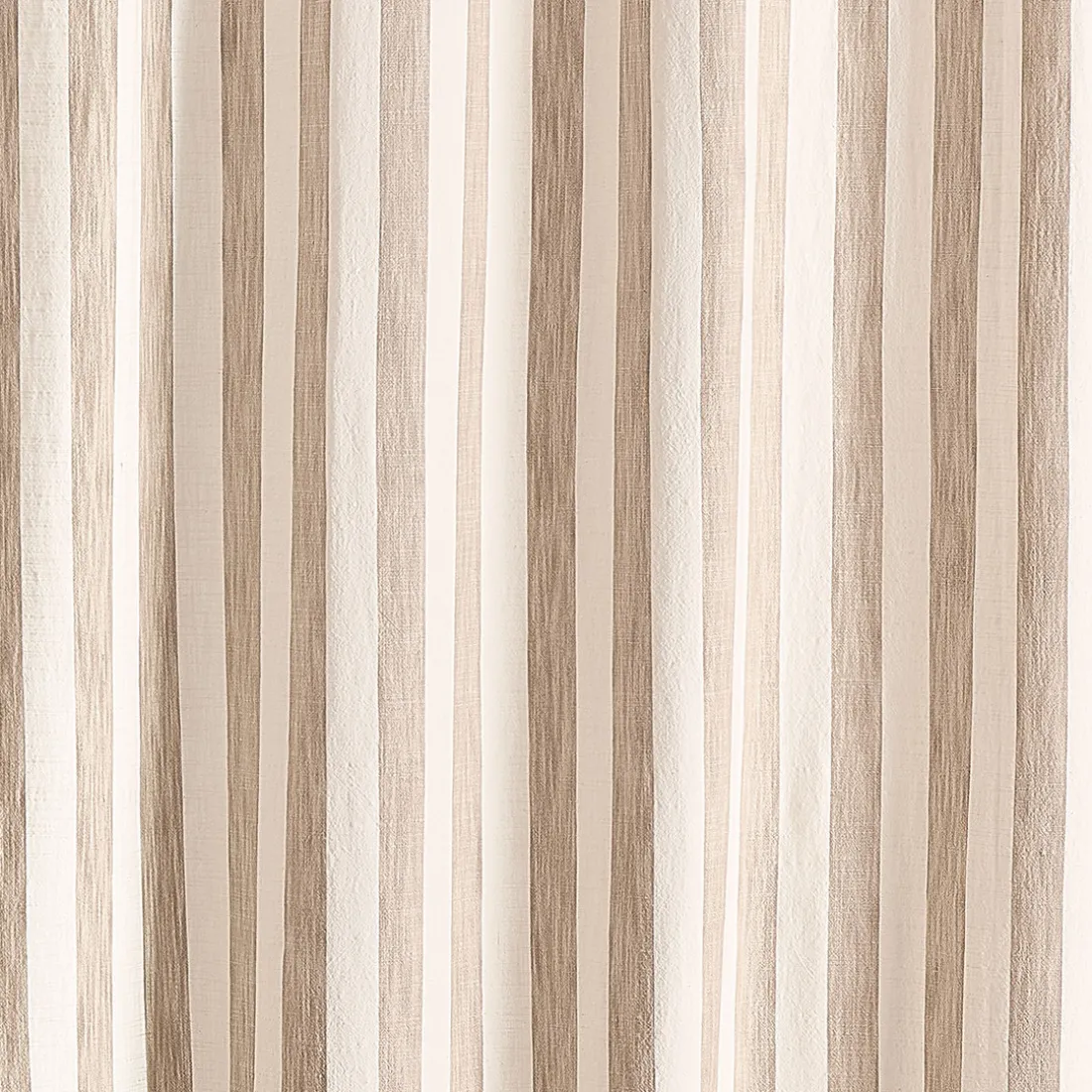Rideau ameublement coton flamme 140x260 - beige