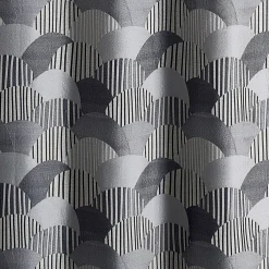 Rideau ameublement en jacquard 140x260 ASIA - gris