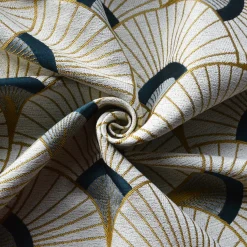 Rideau ameublement jacquard 140x260 CLUBY - ocre