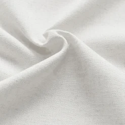 Rideau ameublement uni en polylin 140x260 EDEN - blanc