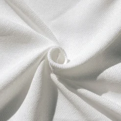 Rideau ameublement uni natte 140x260 NATURO - blanc