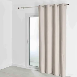 Rideau d'Ameublement Occultant Lin 140X260 cm NOCTURNE