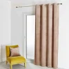 Rideau d'Ameublement Uni Lin 135X260 cm VELOURS