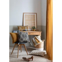 Rideau en lin stonewashed Zeff Bronze