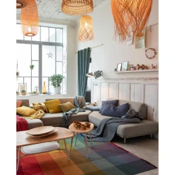 Rideau en lin Stonewashed Zeff Prusse