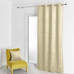 Rideau en Suédine Unie Lin 140X260 cm SOFT