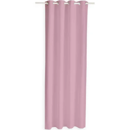 Rideau Isolant Thermique 140 x 240 cm Polyester Uni Poudre de Lilas