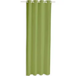 Rideau Isolant Thermique 140 x 240 cm Polyester Uni Bambou