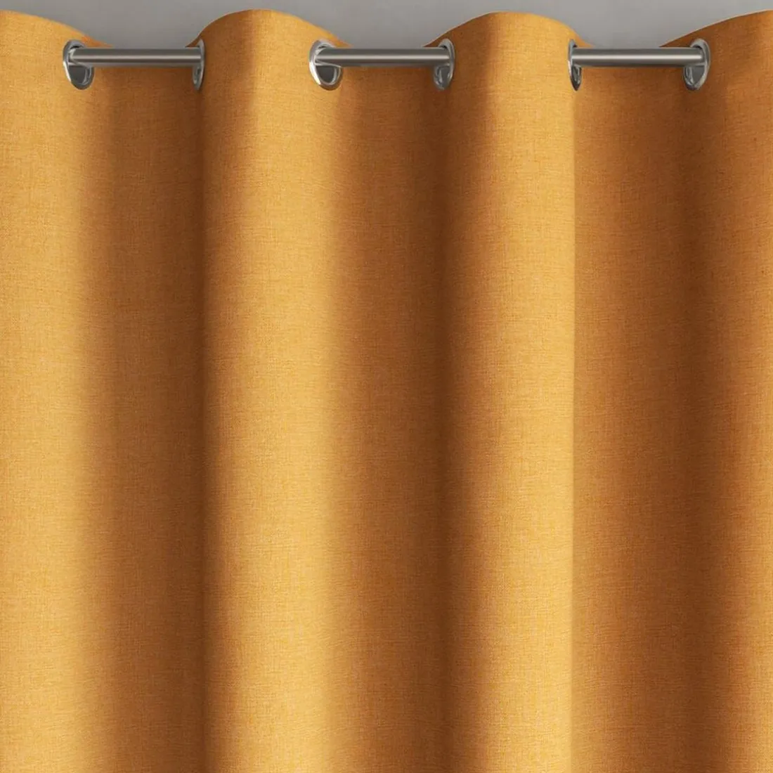 Rideau occultant thermique aspect natté - Miel